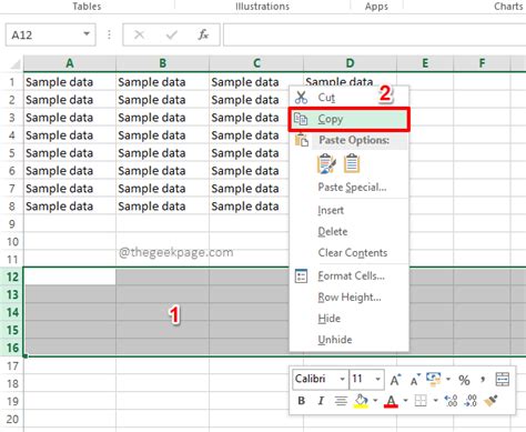 How to quickly insert multiple blank rows or columns in.